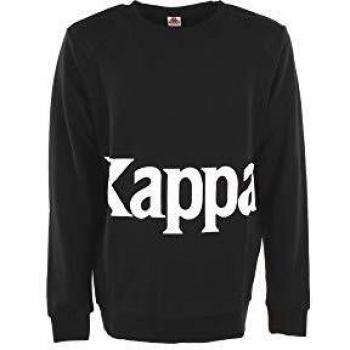 Kappa Bernel Men's Crewneck Sweatshirt - Black/White