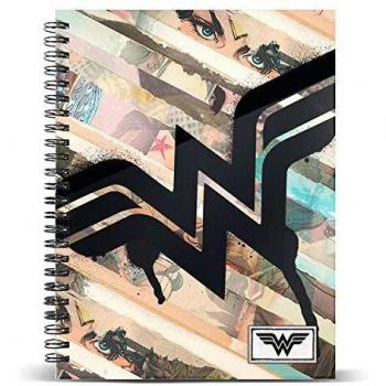 WONDER WOMAN- Libretas Y Cuadernos, Multicolor