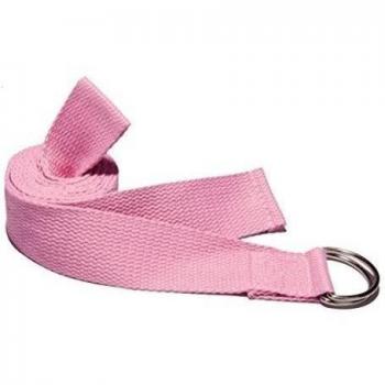 Cinturón de Yoga,Asnlove Universal 183CM Yoga Belt Regulable Cinta Extensible Cinturón Anillo Tamaño Pierna Deporte Estiramiento Ejercicio Compatible con Jovenes Chicas Viejos-Rosa