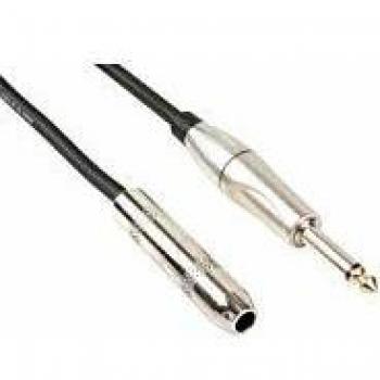 Cable de Audio de Alta Calidad - Conector Macho 6.35 mm / Hembra 6.35 mm - Mono - 5 m