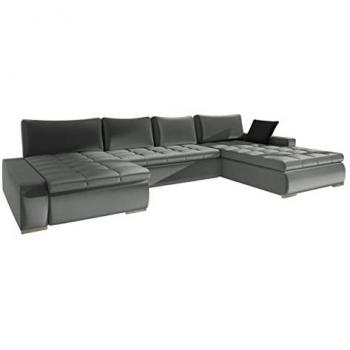 Sofá Rinconero Comfivo 106 con Función de Descanso y Caja de Ropa de Cama, 394x213x80cm, Magic Velvet