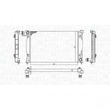 Radiador de refrigeración del motor MAGNETI MARELLI 350213196700