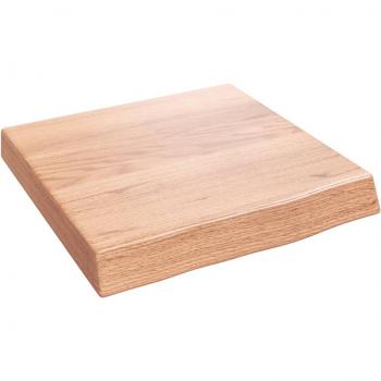 Estantería de pared marrón 40x40x(2-6) cm Roble macizo tratado