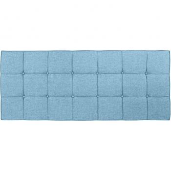 Cabecero de Cama Gris de Madera de Caucho 160 x 7 x 65 cm