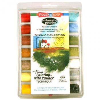 Stampendous Scenic Selection - Kit de Polvos para Estarcido