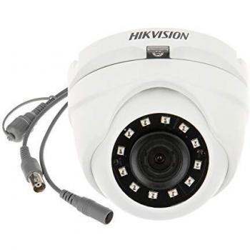 Cámara de seguridad Hikvision DS-2CE56D0T-IRMF, tipo mini domo, 2 MP, lente de 2.8 mm, exterior, visión infrarroja