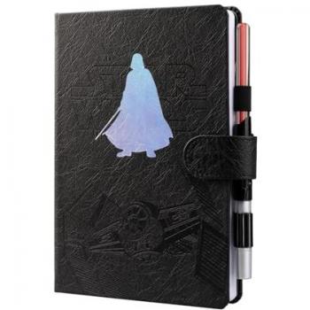 Cuaderno A5 Premium Star Wars Darth Vader con Bolígrafo Sable de Luz