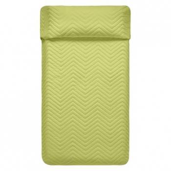 Colcha Verde Arista Basic Kids 200 x 260 cm (Cama 105) - 100% Algodón Exterior, 100% Poliéster Relleno, Calidad 150