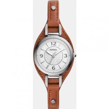 Reloj Fossil Carlie ES5214 de Cuarzo para Mujer con Correa de Piel Ecológica Marrón