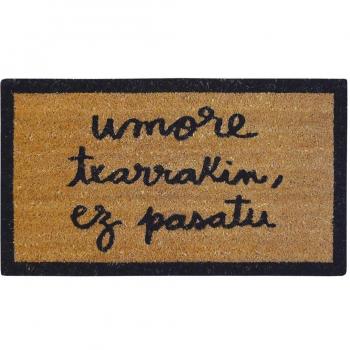 Laroom 13570 - Felpudo  umore txarrakin, ez pasatu, color marrón
