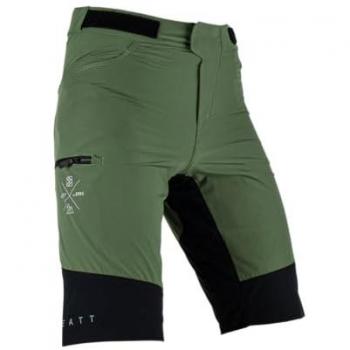 Leatt Shorts de MTB Trail 2.0 Pine, Pantalones Cortos para Hombre, Talla 30, Color Pino