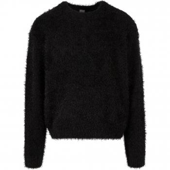 Urban Classics Men's Feather Knit Sweater - Black - Sizes L to 3XL