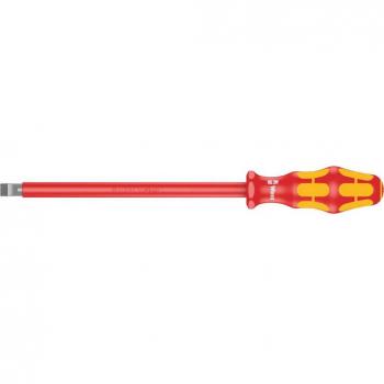 Wera Kraftform 160I VDE Insulated Parallel Slotted Screwdriver 10mm x 200mm
