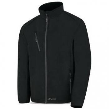 Chaqueta Softshell Triple Lamina Cuarzo Negro Talla S