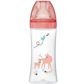 Biberón Dodie Sensation+ Anti-Cólicos 330ml con Tetina Plana +6 meses Jardín