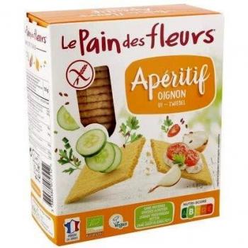 Le Pain des Fleurs Organic Onion Crispbread Snack 150g
