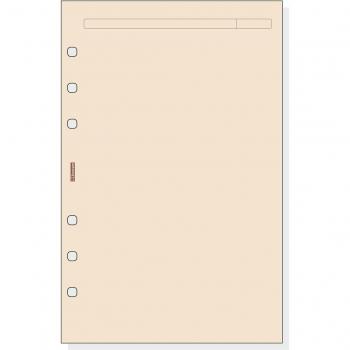 Recambio Liso R543 para Agendas Open 500 Finocam Crema.