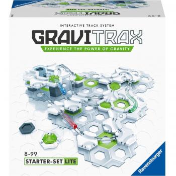 Gravitrax Lite 27454 - Juego de Mesa de Construcción y Pistas de Canicas, Incluye Elementos como Trampolines, Curvas y Lanzadores, Compatible con otras Expansiones Gravitrax, Ideal para