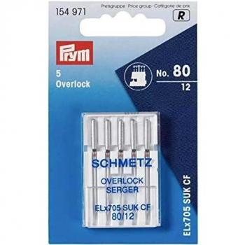 Prym Agujas para máquina de Coser, Plata, Unidad