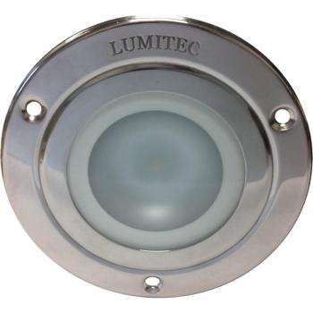 LUMITEC 114118 SHADOW - FLUSH MOUNT DOWN LIGHT - POLISHED SS FINISH - 3-COLOR RED/BLUE NON DIMMING WITH WHITE DIMMING