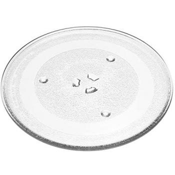 Plato giratorio de vidrio compatible con microondas Samsung M187JNR/BWT, M187MNR-U/BWT, M187MNR/BWT, M6034, M6234, M6235R, M6236,