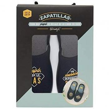 Mr. Wonderful Zapatillas de casa, 80% algodón, Multicolor, Única