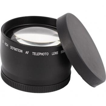 Lente Teleobjetivo 58mm 2X para Cámaras Canon EOS 1200D, 1100D, 700D, 650D, 600D, 550D, 500D, 60D,