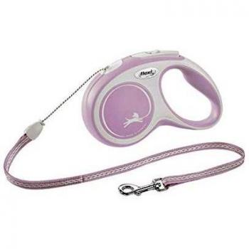 Trixie Croci C5055840 Flexi New Comfort, S, Cord 5M, Rosa