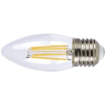 Bombilla LED filamento vela E27 4W luz cálida