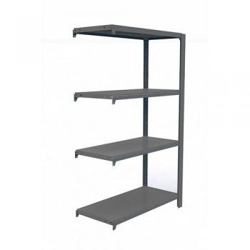 Estantería metálica gris oscuro 1000x900x300 mm, 4 estantes
