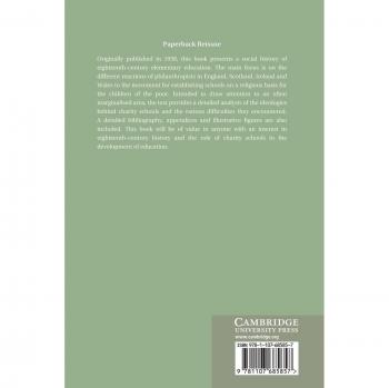 Movimiento Escolar de Caridad: Estudio del Puritanismo del Siglo XVIII en Acción - M. G. Jones (Edición en Rústica)