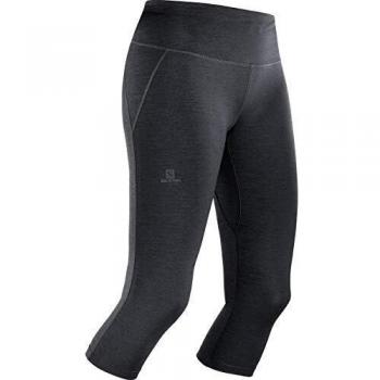 SALOMON Agile Mallas, Mujer, Black/Ebony/Heather, XS