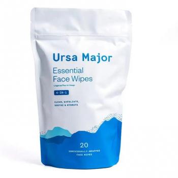 Ursa Major 4-in-1 Essential Facial Cleansing Wipes - 20 Count