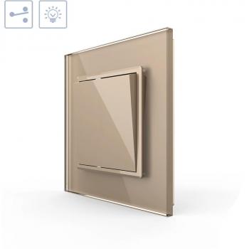Interruptor Conmutador LEDBOX con Marco Golden