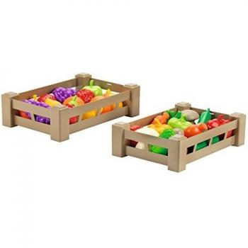 Cajón de Frutas y Verduras Variadas 26 cm