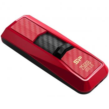 Silicon Power Blaze B50 - Memoria USB 3.0 de 128 GB, ultra rápido, lectura hasta 90 MB/s, color rojo