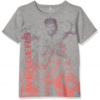 NAME IT Nitavengers Hal Ss Top Nmt Wdi, Camiseta para Niños, Gris