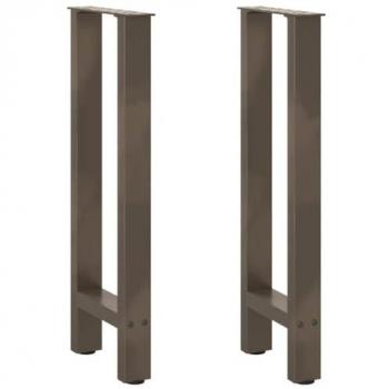Patas para Consola de Acero Natural (2 Unidades, 38 x 72-73 cm)