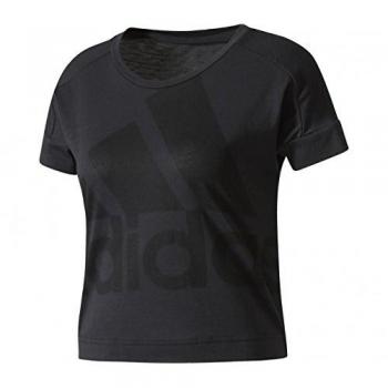 adidas Baseline tee Camiseta, Mujer, Negro, L