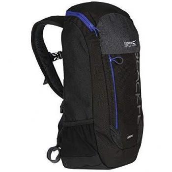 Regatta Blackfell III Nano Reflective Hardwearing Hiking Mochila, Unisex Adulto, Negro/Surfspray, 12 L