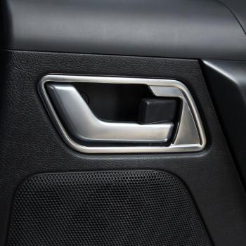 METYOUCAR Chrome Interior Interior Puerta Mango Borde Marco decoración