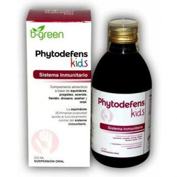 B.Green Phytodefens Kids Jarabe 250 ml - Fórmula natural para fortalecer el sistema inmunológico de los niños