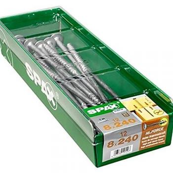 TIRAFONDO MADERA CABEZA C/6X160 CAJA STK