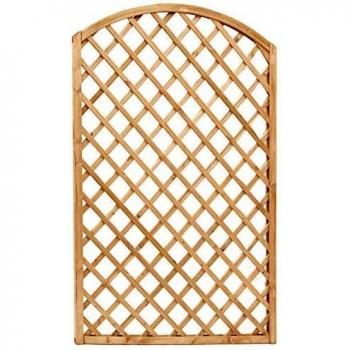 Rejilla de pino impregnado con arco 90x180 cm para jardín