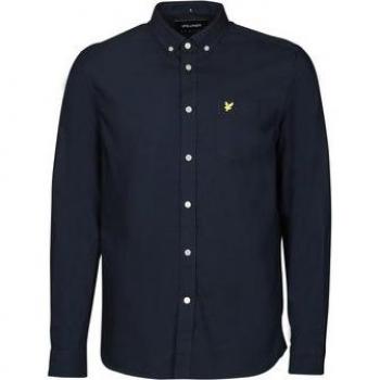 Lyle & Scott Regular Fit Light Weight Men's Oxford Shirt - Dark Navy - Size L