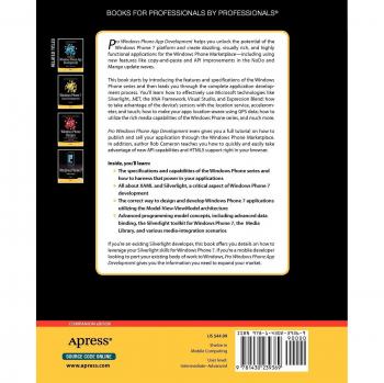 Pro Windows Phone App Development by Apress