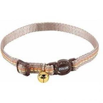 Collar ajustable de nylon para gatos Zolux Tempo marrón