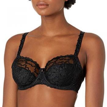 Fantasie Ana Black Underwire Side Support Bra D 70 Full Coverage