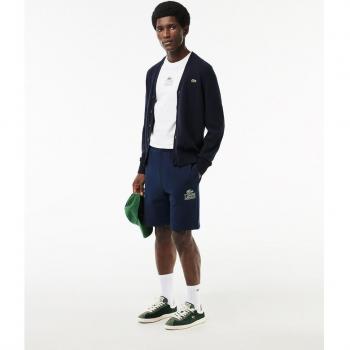 Pantalón Corto Jogger Lacoste GH1220-00 con Insignia de la Firma Marino