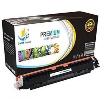 CatchSupplies reemplazo CF350A cartucho de tóner Negro para la serie HP 130A | 1.300 rendimiento | compatible con la impresora HP Color LaserJet Pro M176 MFP, color LaserJet Pro M177fw
